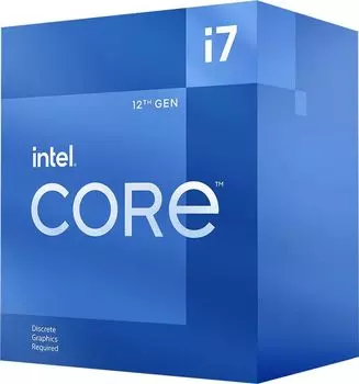 Процессор Intel Core i7-12700F Alder Lake, 12C/20T, 2100MHz 25Mb TDP-65/180 LGA1700 BOX (BX8071512700F)