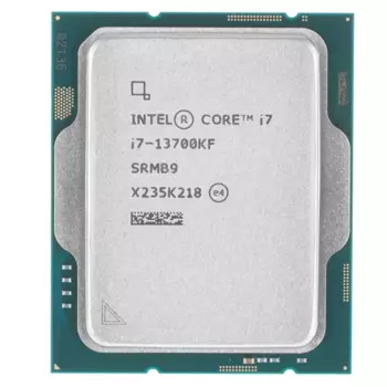 Процессор Intel Core i7-13700KF Raptor Lake, 16C/24T, 3400MHz 30Mb TDP-253 Вт LGA1700 BOX (без кулера) (Гибридные ядра: P-ядер-8, E-ядер - 8) (BX8071513700KF)