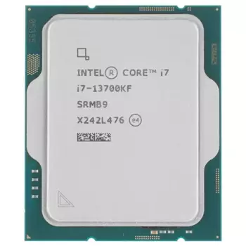 Процессор Intel Core i7-13700KF Raptor Lake, 16C/24T, 3400MHz 30Mb TDP-125 Вт/253 Вт LGA1700 tray (OEM) (CM8071504820706)