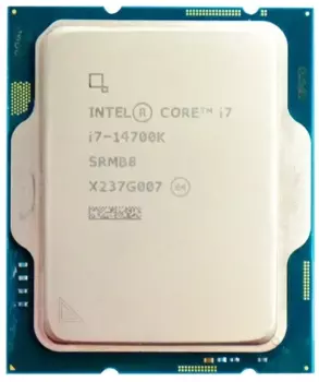 Процессор Intel Core i7-14700K Raptor Lake-R, 20/28T, 3400MHz TDP-125 Вт/253 Вт LGA1700 tray (OEM) (CM8071504820721)