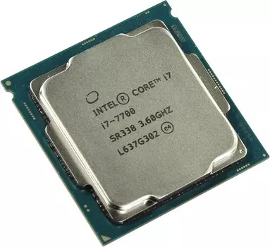 Процессор Intel Core i7-7700 Kaby Lake, 4C/8T, 3600MHz 8Mb TDP-65 Вт Socket1151 tray (OEM) (обращаем внимание, что данный процессор не совместим с чипсетами 3xx серии) (CM8067702868314SR338)