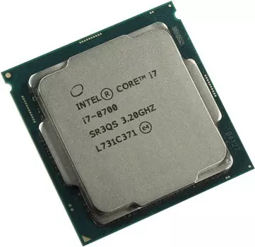Процессор Intel Core i7-8700 Coffee Lake, 6C/12T, 3200MHz 12Mb TDP-65 Вт Socket1151 v2 tray (OEM) (Совместимы только с 3хх чипсетами!) (CM8068403358316SR3QS)