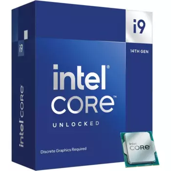 Процессор Intel Core i9-14900KF Raptor Lake Refresh, 24C/32T, 3200MHz 36Mb TDP-125 Вт/253 Вт LGA1700 BOX (без кулера) (BX8071514900KF)