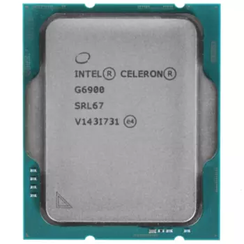 Процессор Intel Celeron-G6900 Alder Lake, 2C/2T, 3400MHz 4Mb TDP-46 Вт LGA1700 BOX (BX80715G6900)