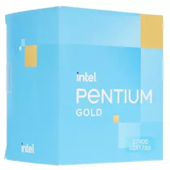 Процессор Intel Pentium Gold-G7400 Alder Lake-S, 2C/4T, 3700MHz 6Mb TDP-46 Вт LGA1700 BOX (BX80715G7400)