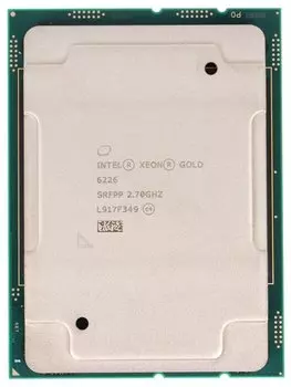 Процессор Intel Xeon Gold-6226, 2700MHz, 12C/24T, 19.25Mb, TDP-125 Вт, LGA3647, tray (CD8069504283404)