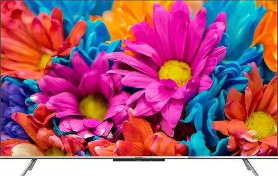 Телевизор 55" Skyworth 55Q66G, 3840x2160, DVB-T /T2 /C, HDMIx2, USBx2, WiFi, Smart TV, черный/серый (55Q66G)