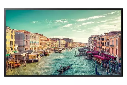 Телевизор коммерческий 32" Samsung QM32R, FullHD, 1920x1080, 400кд/м2, 8мс, Rj-45, WiFi, HDMI, DisplayPort, USB, черный