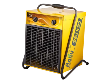 Тепловая пушка электрическая 375 м 36 кВт, 2400 м/час, 380/400 В, IP20, Ballu Master BHP-M-36
