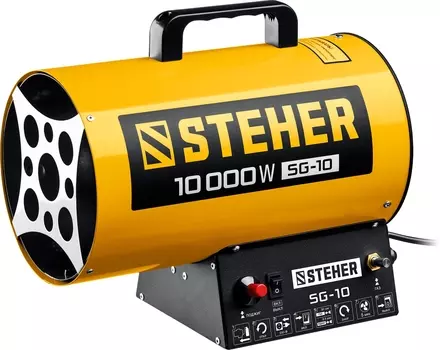 Тепловая пушка газовая 10 кВт, 350 м/час, 220/230 В, STEHER SG-10 (SG-10)