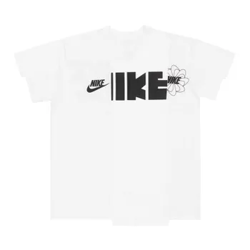 Футболка Nike x Sacai Hybrid, белый с принтом