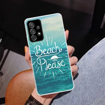 Surfboard Surfing Art Surf Girl Summer Cover Phone Case For Samsung Galaxy A53 A52 A73 A72 A12 5G A13 A22 A23 A32 A33 A02S A03S Samsung A52