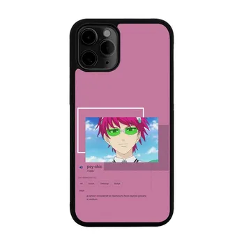 Чехол для телефона He Disastrous Life Of Saiki K для iPhone 13 12 Mini 11 Pro Max 7 8 Plus X Xs Max XR PC Hard Silicone Cover Shell iphone xs max