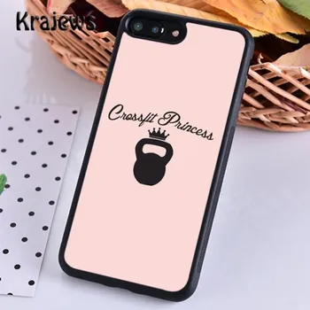 Чехол для телефона Krajews для фитнеса, бодибилдинга и тренажерного зала для iPhone 14 5 6s 7 8 plus X XR XS 11 12 13 pro max Samsung S21 S22ultra Plus iPhone 6plus