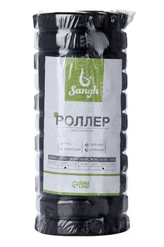 Роллер Sangh д/йоги 2 в 1 33х13 см и 30х10 см цвет черный