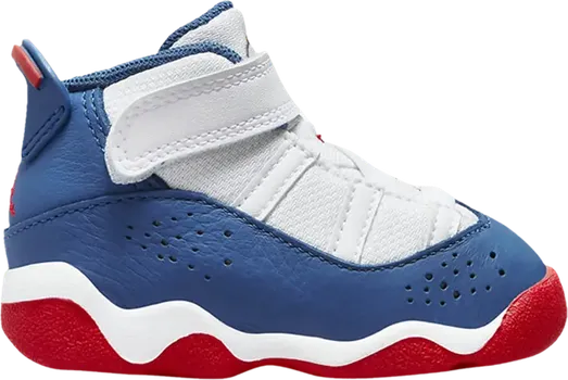 Кроссовки Jordan 6 Rings TD White True Blue, синий