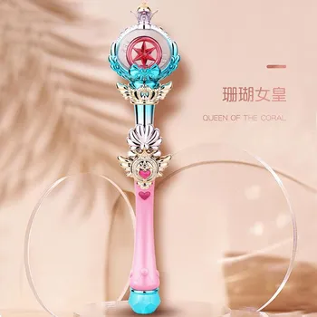 Light Music Star Magic Wand, Hand-Held Luminous Fairy Wand, Electric Light Wand Scepter Children S Toy