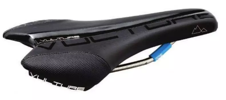 Седло велосипедное PRO Vulture, 132мм, Ti рамки, Microfiber, 260г, черное, PRSA0109