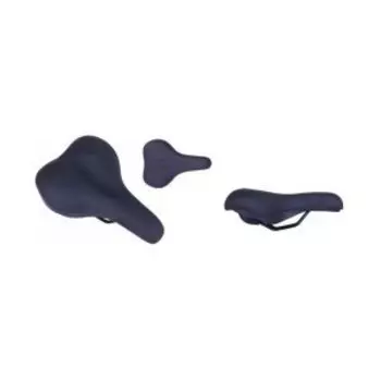 Седло велосипедное HOGGER, комфорт, 260x180 мм, унисекс, черное, SDHG60180R0BK