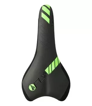 Седло велосипедное SDG I-Fly RL 2.0, черно-зеленый, 00168DS