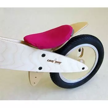 Седло для беговелов KOKUA, хлопок-Джинс, для LIKEaBIKE, малиновый, K81256PK