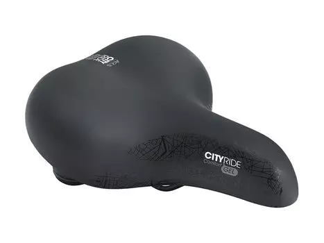 Седло для велосипеда KELLYS SITYRIDE GEL, CITY, 260 х 225 мм, гель/пена, эластомер, черный