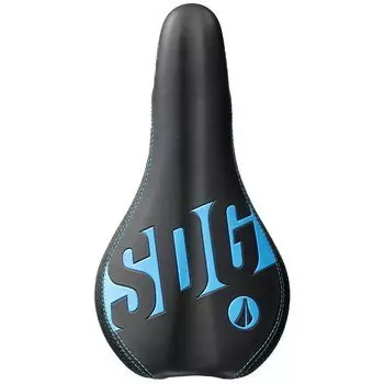 Седло подросковое велосипедное SDG Fly JR Steel, черно-синий, 00809DS