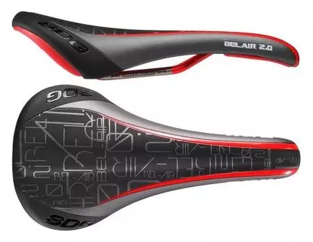 Седло SDG Bel-Air RL 2.0 Cro-Mo, 270х140мм, черно-красный, 06260DS
