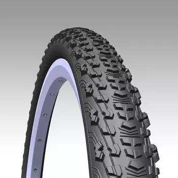 Велопокрышка RUBENA V75 SCYLLA, 26"x2,10, черный/белый, 510952411042