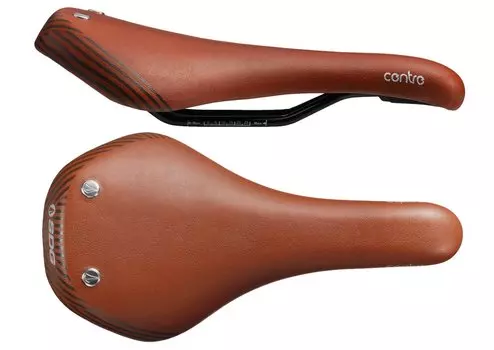 Седло SDG Duster Centre Steel, 290х145мм, коричнево-серебристый, 07305DS