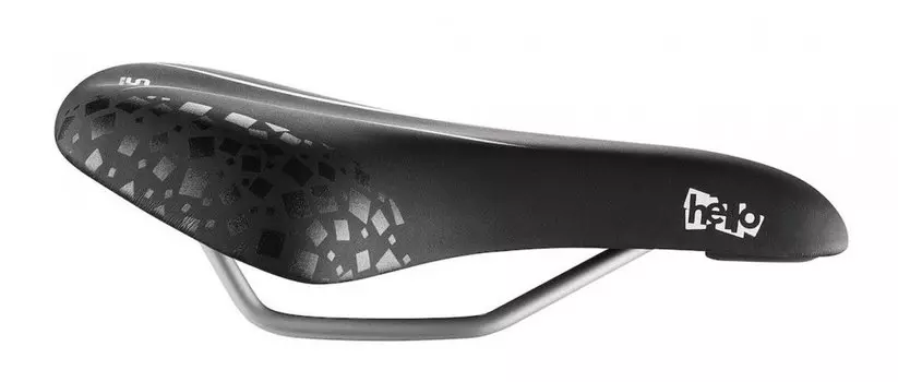 Седло Selle Royal Junior HELLO, для 24", Foam Matrix, обивка Soft Touch, 250х151мм, unisex, чёрное, 1704JRNA03807
