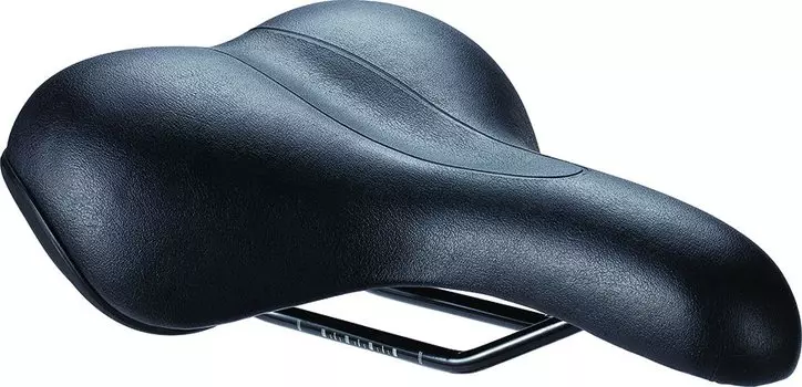 Седло велосипедное BBB BaseShape Relaxed one piece cover, черный, BSD-56