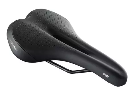 Седло велосипедное Bontrager Sport Men's, длина 275мм, ширина 163мм, черный, TCG-533016