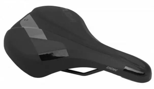 Седло велосипедное DDK, фитнесс комфорт, для MTB, полиурет, унисекс, DDK_D-225V