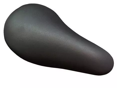 Седло велосипедное детское VELO, 174х110х50мм, 204г, чёрное, VL-5091
