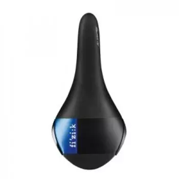 Седло велосипедное Fizik ALIANTE BLACK+METAL BLUE, 7011SXSF29570