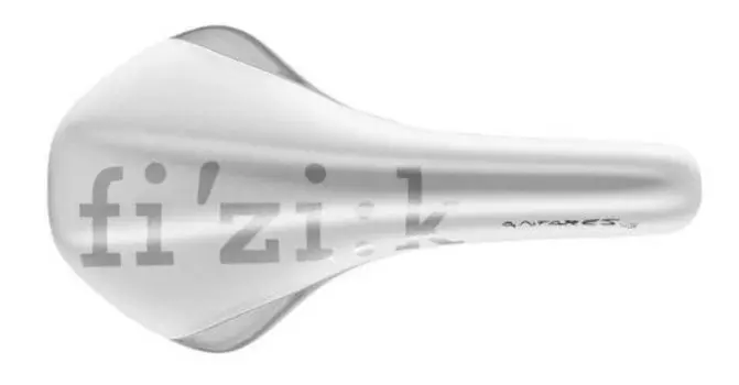 Седло велосипедное Fizik ANTARES VS WHITE/GLOSS SILVER, 7078SXSA29787