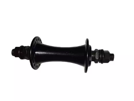 Велосипедная втулка Vinca Sport, передняя, 36 отверстий, с гайками, чёрная, A202F black