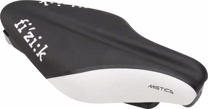 Седло велосипедное Fizik MISTICA REGULAR Carbon, Black/White, 70B6SWSA29H20