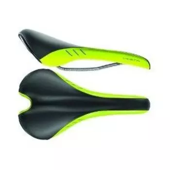 Седло велосипедное Fizik VESTA Black Yellow Fluo, 7047SXSA79D57