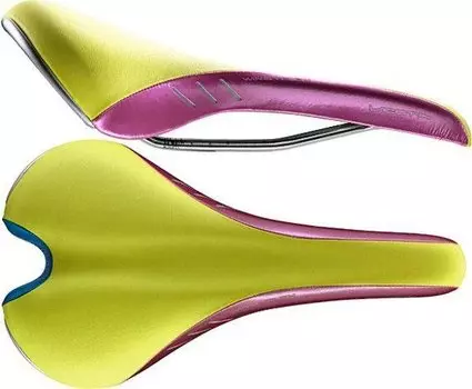 Седло велосипедное Fizik VESTA, желто-розовое, 7047SXSA69C62 Yellow
