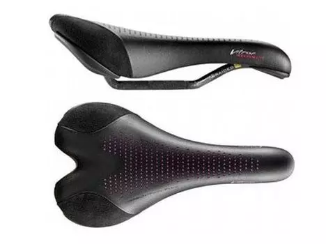Седло велосипедное Fizik VITESSE TRI CARBON BLACK+BLACK SUEDE, 7038SXSA09643