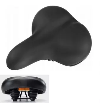 Седло велосипедное Forward ELASTOMER HF-AZ-6068, 270*260 мм, с замком, пружины, черный, RSAHFAZ60681
