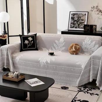Чехол для полотенец на диван EIFLOY-French Luxury, одеяло из синели, защита от царапин для гостиной, защита для мебели на 3/4 места на все сезоны 180x130