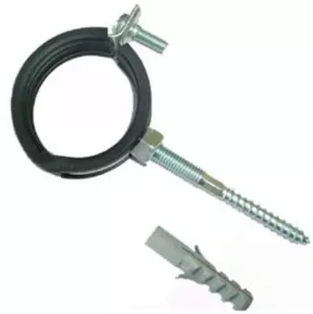 Хомут сантехнический Millennium 1 1/2" металлический с дюбелем D40 мм