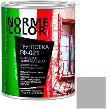 Грунтовка Norme Color ГФ-021 серая 2,7 кг