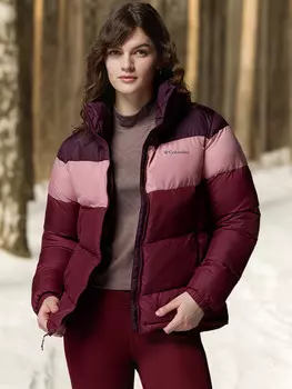 Куртка утепленная женская Columbia Puffect II Colorblock Jacket, Красный