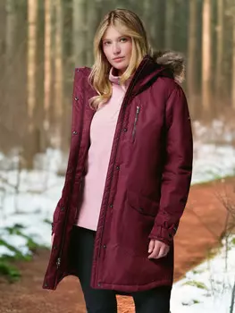 Куртка утепленная женская Columbia Suttle Mountain Long Insulated Jacket, Красный