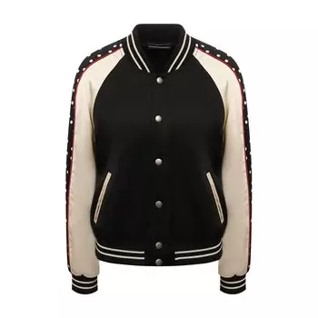 Утепленный бомбер Saint Laurent