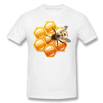 Винтажная рубашка BEE, унисекс, 100% хлопок, летняя футболка с короткими рукавами, милая, полезная, с пчелой, забавная, с юмором, повседневная свободная футболка с животными L